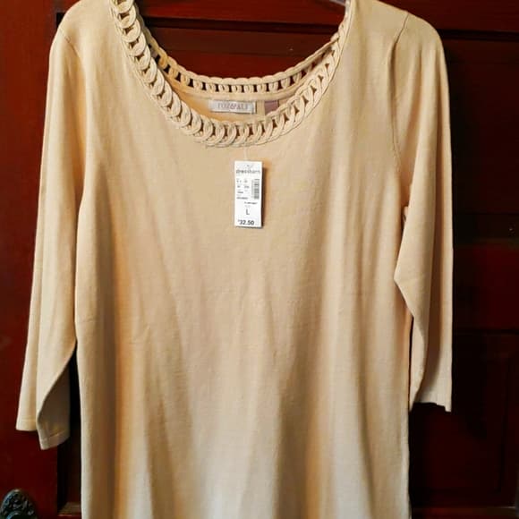 3/4 length sleeve top - Thumbnail 3