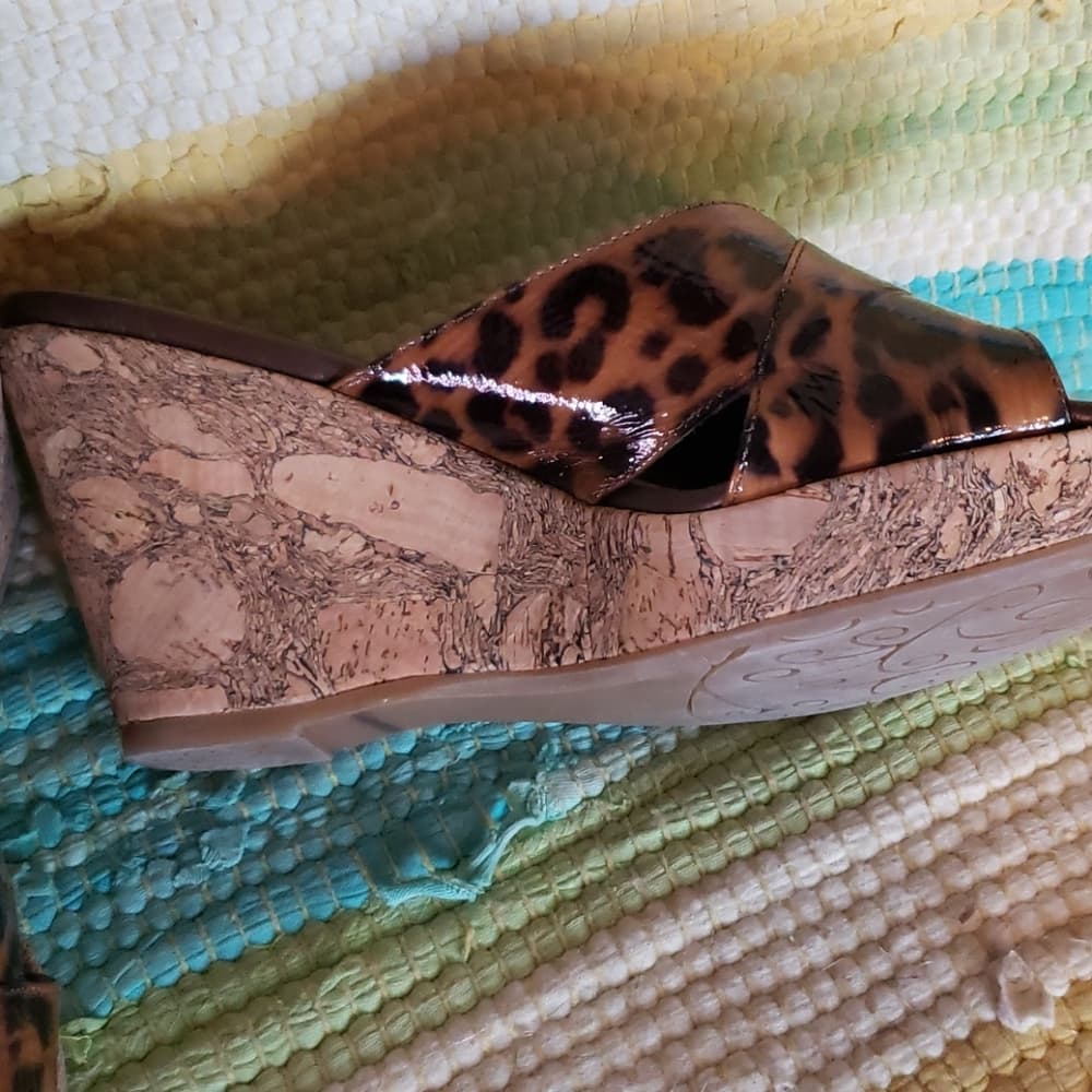 Brighton Leopard Wedge