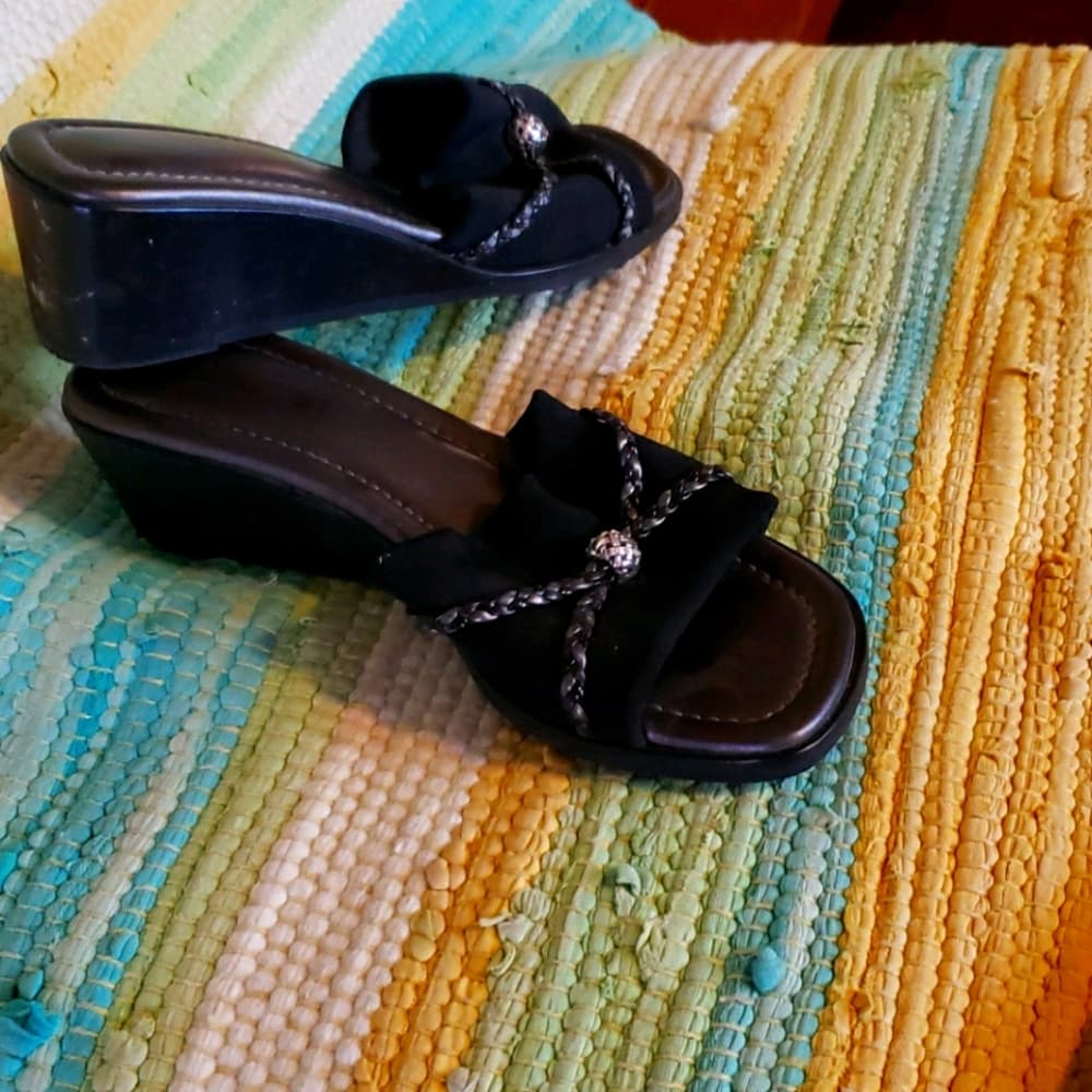 Brighton slip on wedge sandal - Thumbnail 3