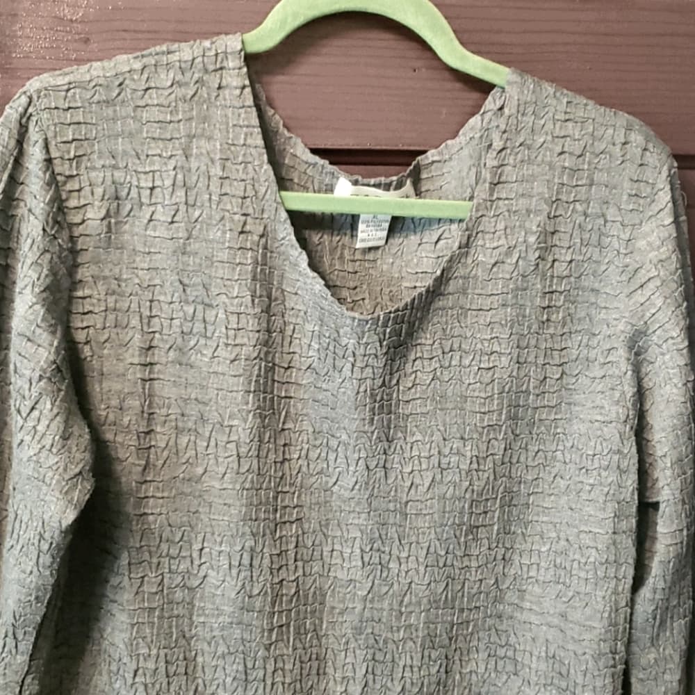 Thin silver/grey 3/4 sleeve - Thumbnail 3