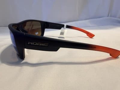 Hobie Hank Cherry Float Sunglasses - Satin Black/ Red Fade - Copper/ Green Lens - Thumbnail 3
