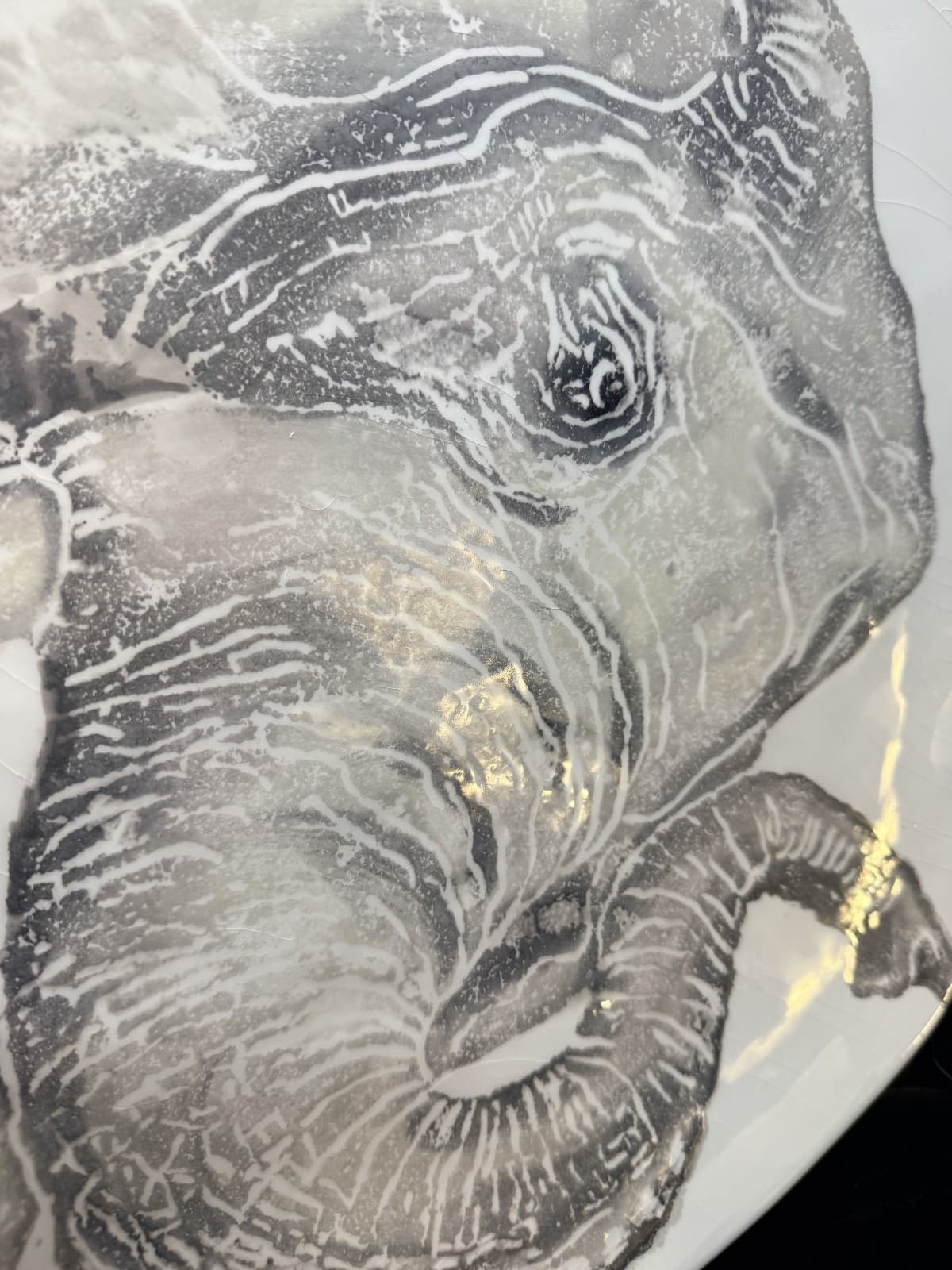 Vietri Italian Elephant Platter - Jungle Collection - Thumbnail 7
