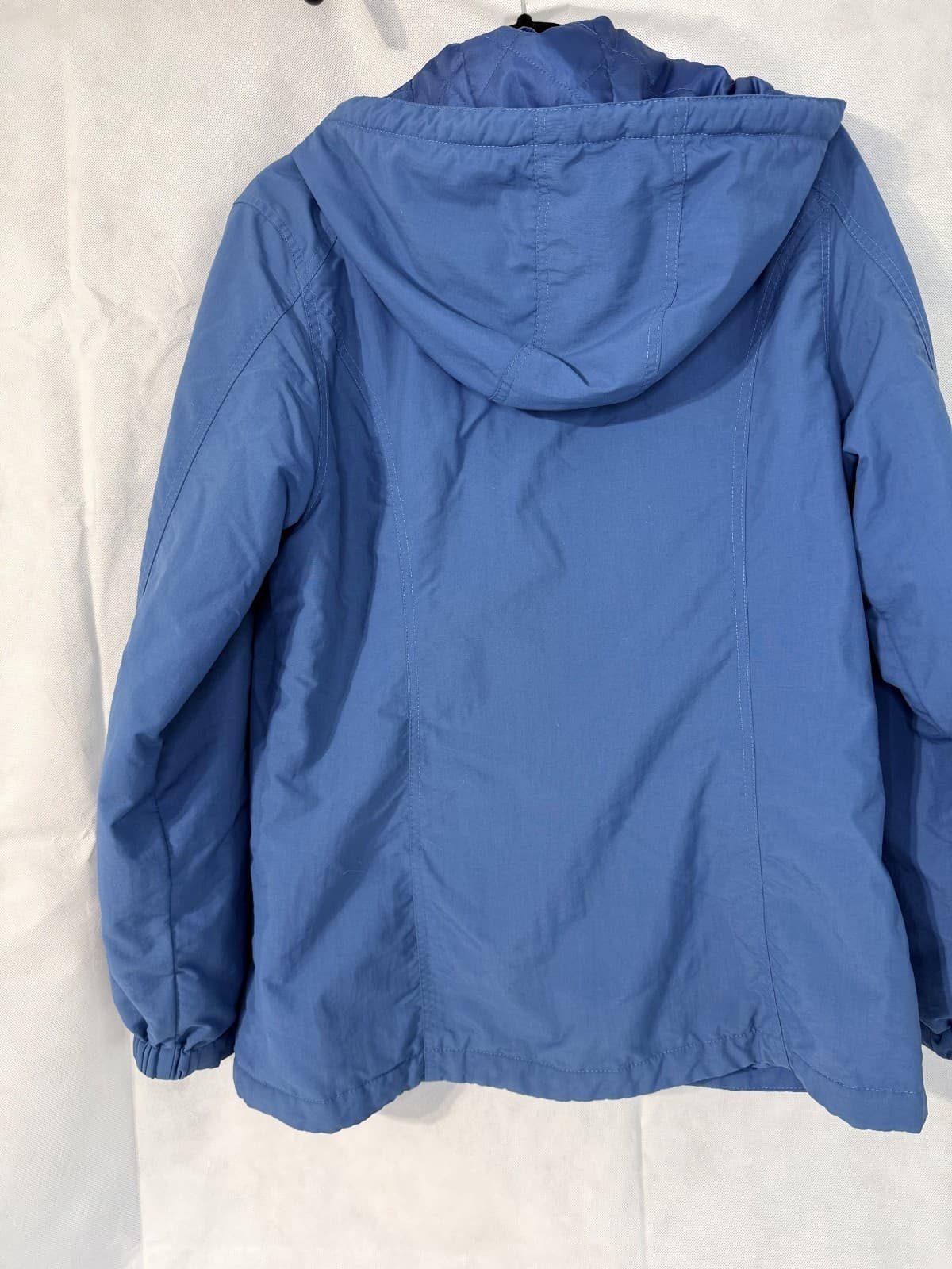 Eddie Bower Women's Blue Jacket Medium Pockets Zip Up Warm Fleece Lined - Thumbnail 3