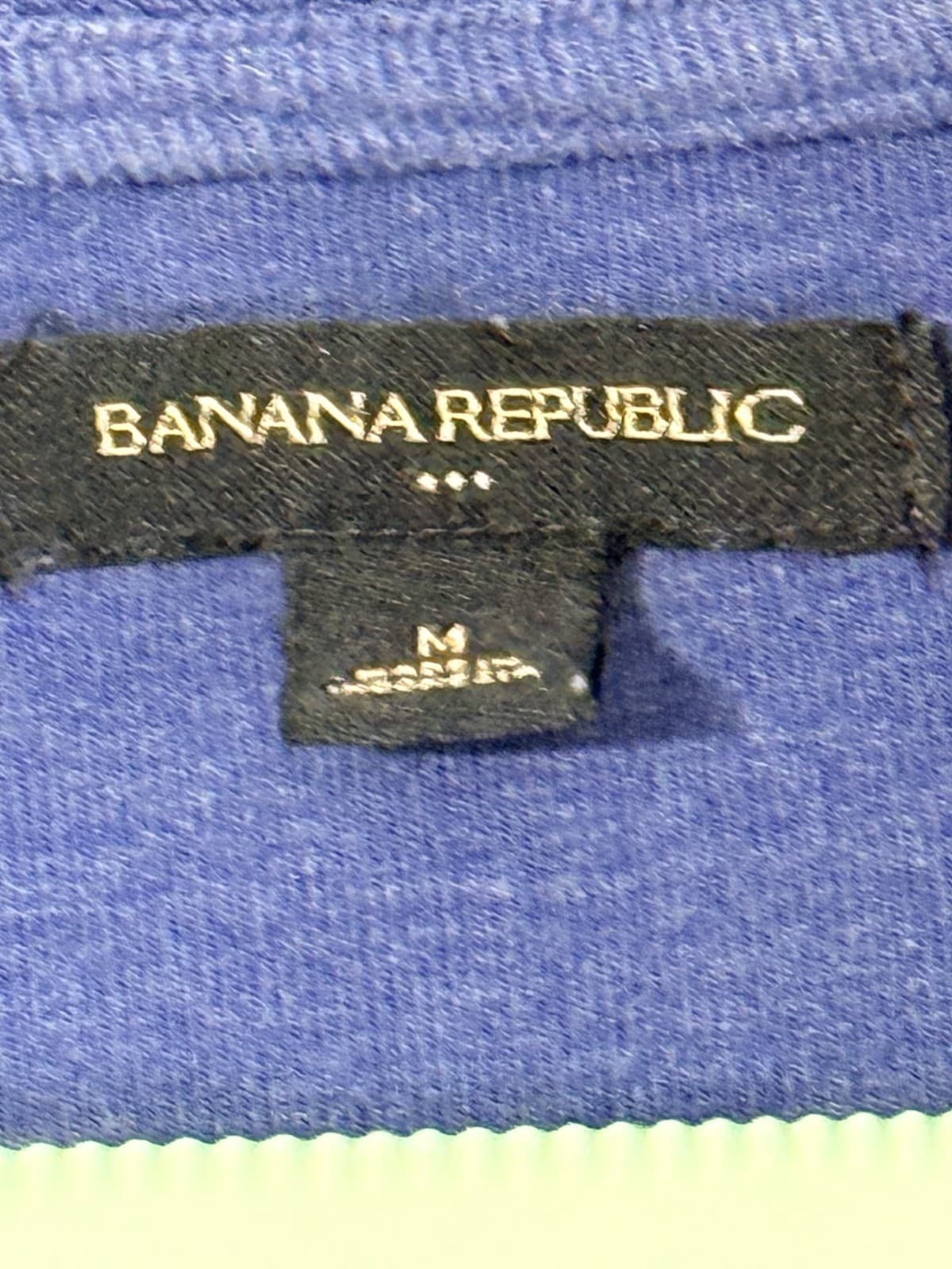 Banana Republic blue 3 button Long-sleeved Shirt M - Thumbnail 2
