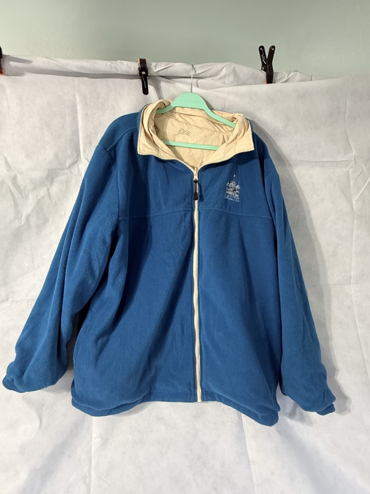 Baltic Princess Cruise Reversible Jacket Tan With Fleece Lining Full Zip X-Large - Thumbnail 6
