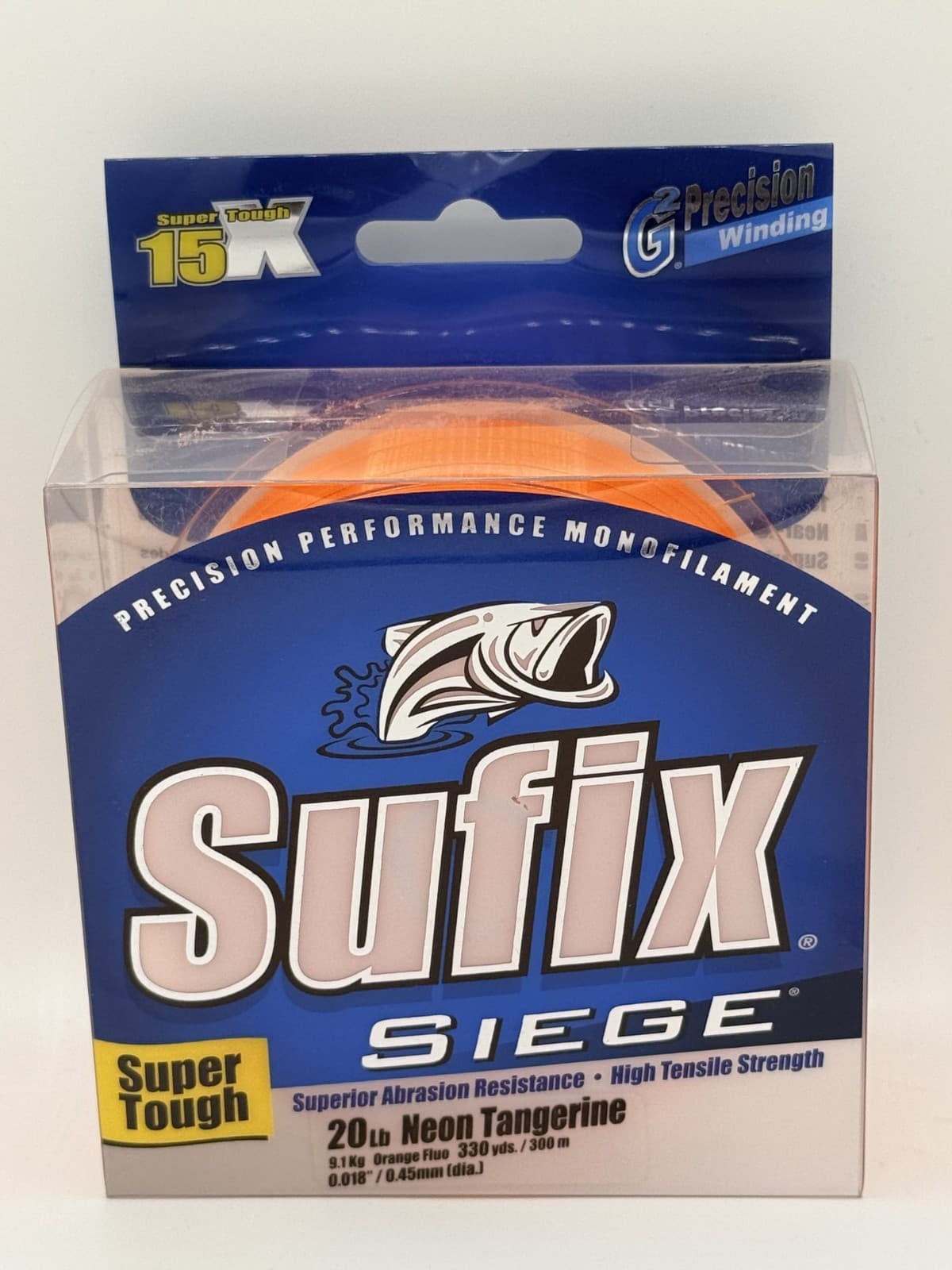 Sufix Siege Neon Tangerine 330yds - Thumbnail 2