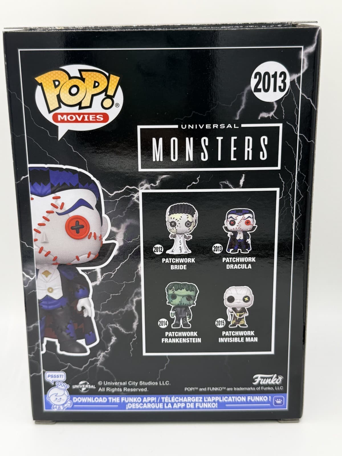 Funko Pop! Movies #2013 Universal Monsters - Patchwork Dracula - Thumbnail 3