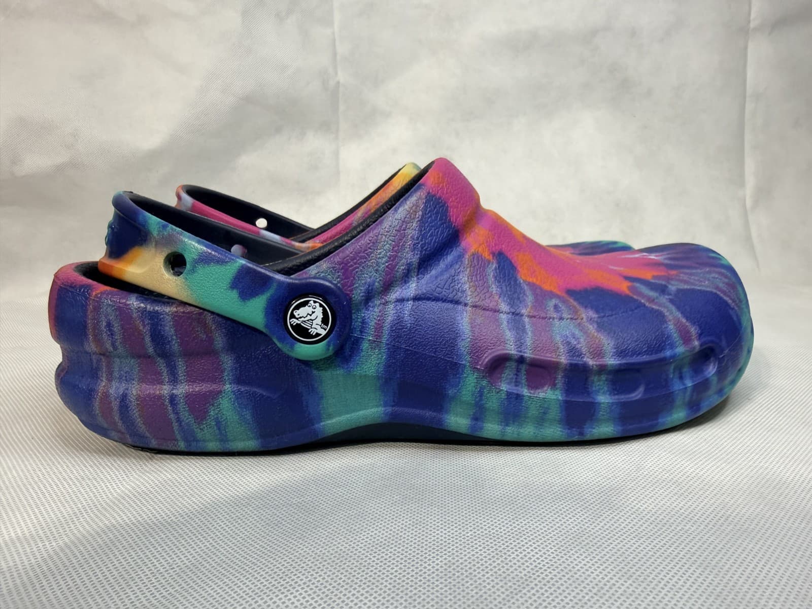 Crocs Classic Rainbow Tie Dye Graphic Clogs Unisex Women’s Size 11 Men’s Size 9 - Thumbnail 5