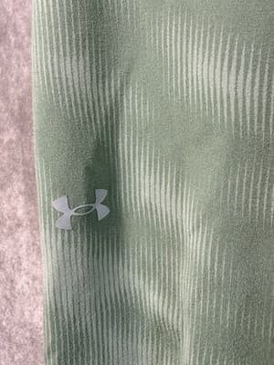 Under Armour Green Ladies Spandex Pants With Pockets Medium - Thumbnail 3