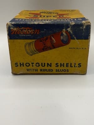 Western Super X Vintage 16 GA Rifle Slug Ammo Box - Thumbnail 5