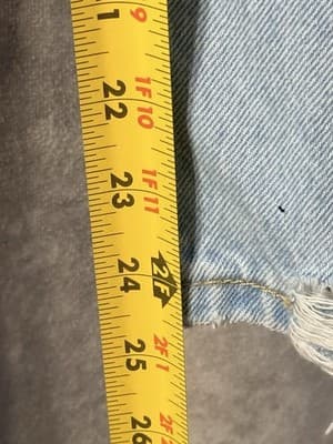 Levi Strauss Stonewashed Denim Jeans W29L28 - Thumbnail 5