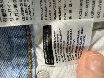 Levi Strauss Stonewashed Denim Jeans W29L28 - Thumbnail 9