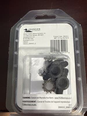 Minn Kota MKP 10 Prop Nut Kit B. Fits MKP 4 and MKP 8. 4" dia motors. NEW - Thumbnail 2