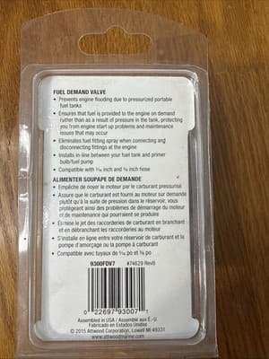 ATTWOOD 9300FDV7 FUEL DEMAND VALVE - Thumbnail 2