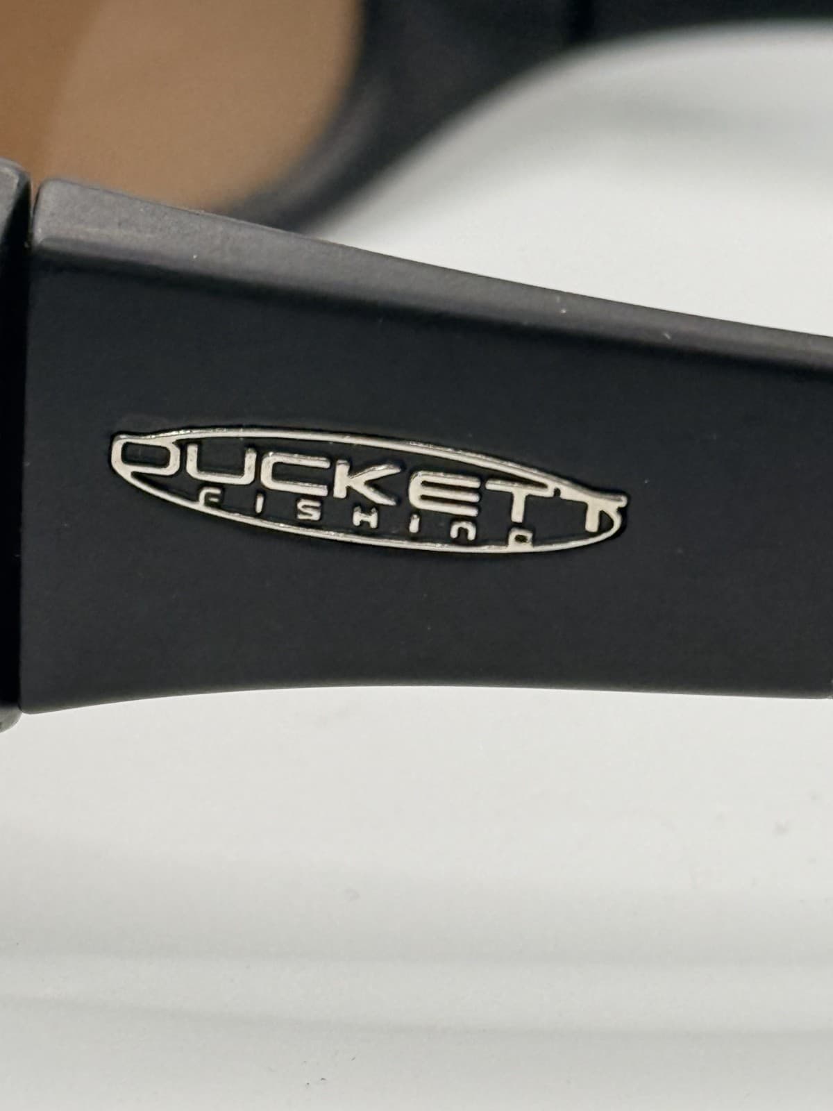 Duckett Fishing Jack-Black Frame Amber Polarized Lens Sunglasses NWT - Thumbnail 4