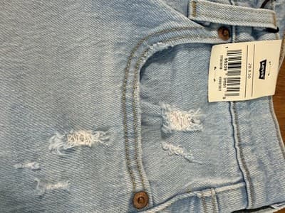 NWT Levi Strauss 501 Skinny Jeans Stonewashed 28x30 - Thumbnail 9