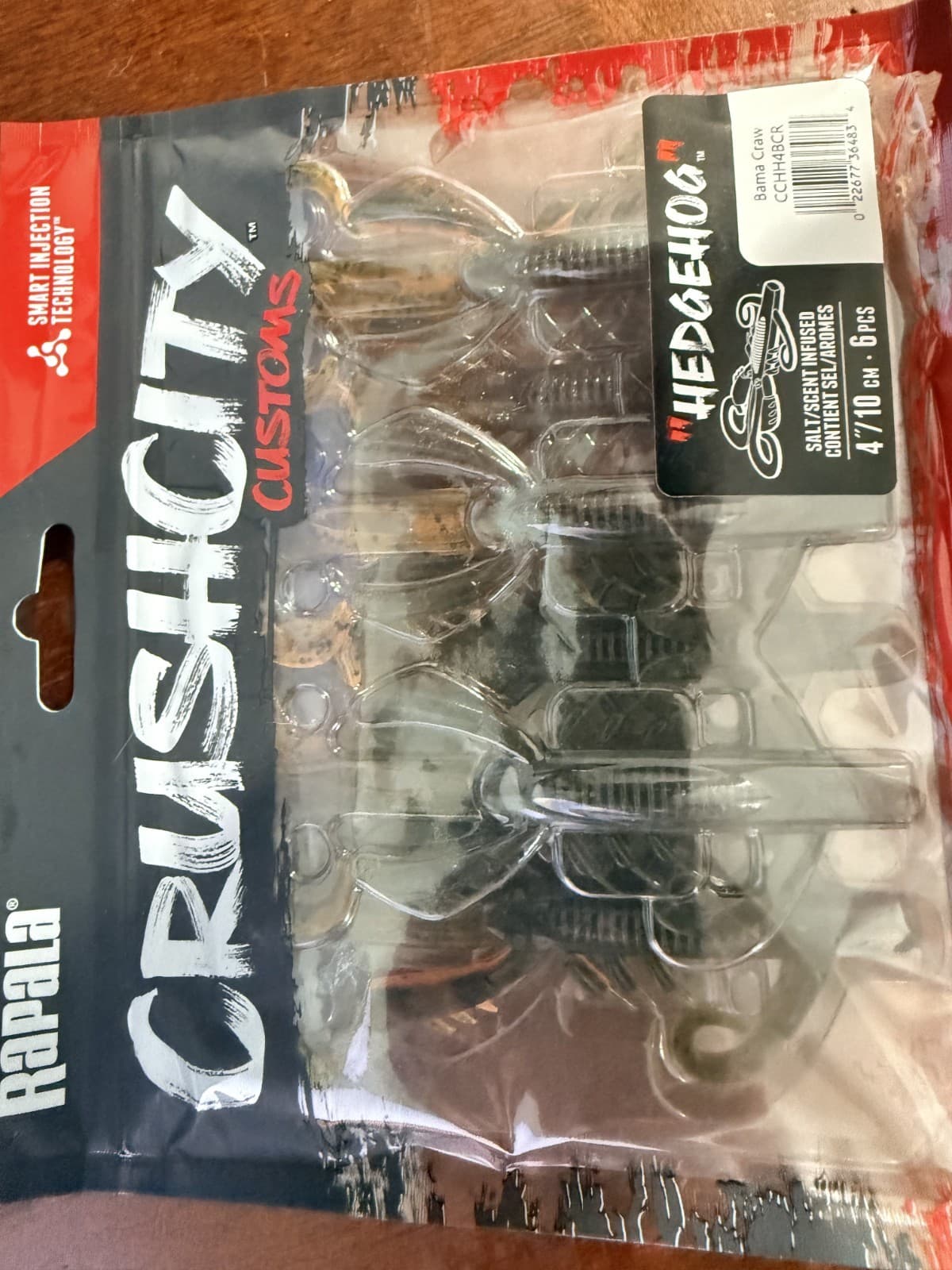 Rapala Crush City Hedgehog 4" 6ct - Thumbnail 3