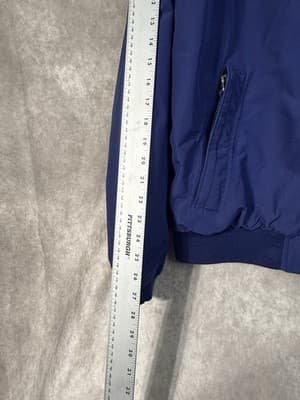 Lands’ End Squall Jacket Men’s M Blue Full Zip Fleece Lined Classic - Thumbnail 8