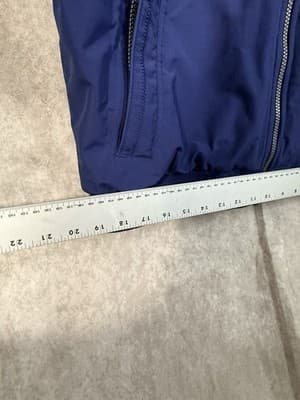 Lands’ End Squall Jacket Men’s M Blue Full Zip Fleece Lined Classic - Thumbnail 7
