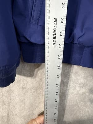 Lands’ End Squall Jacket Men’s M Blue Full Zip Fleece Lined Classic - Thumbnail 6