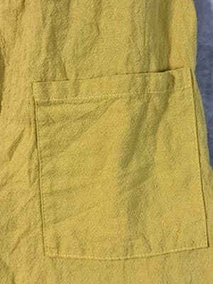 Shien Teen Mustard Yellow Overall Shorts. 16Y (M) - Thumbnail 3