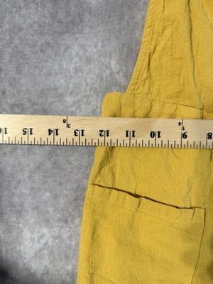 Shien Teen Mustard Yellow Overall Shorts. 16Y (M) - Thumbnail 10
