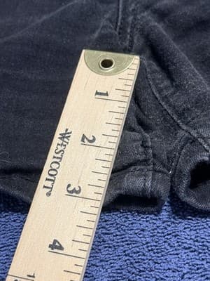 Silver Crush Black Jean Shorts Women’s 11 - Thumbnail 7