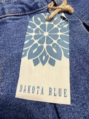 NWT Dakota Blue Pleated Cut Off Jean Skirt - Thumbnail 2