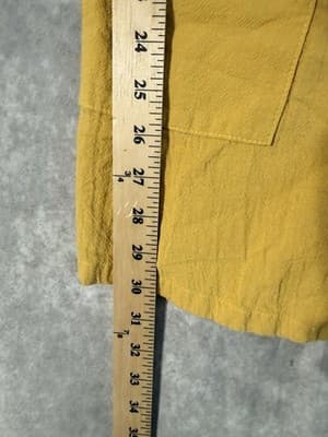 Shien Teen Mustard Yellow Overall Shorts. 16Y (M) - Thumbnail 9