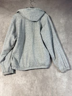 Classic Brand Gray Reversible Jacket With Hood Unisex - Thumbnail 6