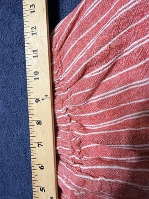 Indigo Rein Red & White Striped Shorts Button Up Women’s Size Small - Thumbnail 5