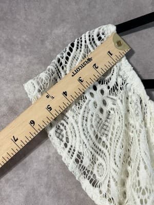 Almost Famous White Lace Off The Shoulder Hi Low Dress Women’s Size M - Thumbnail 11