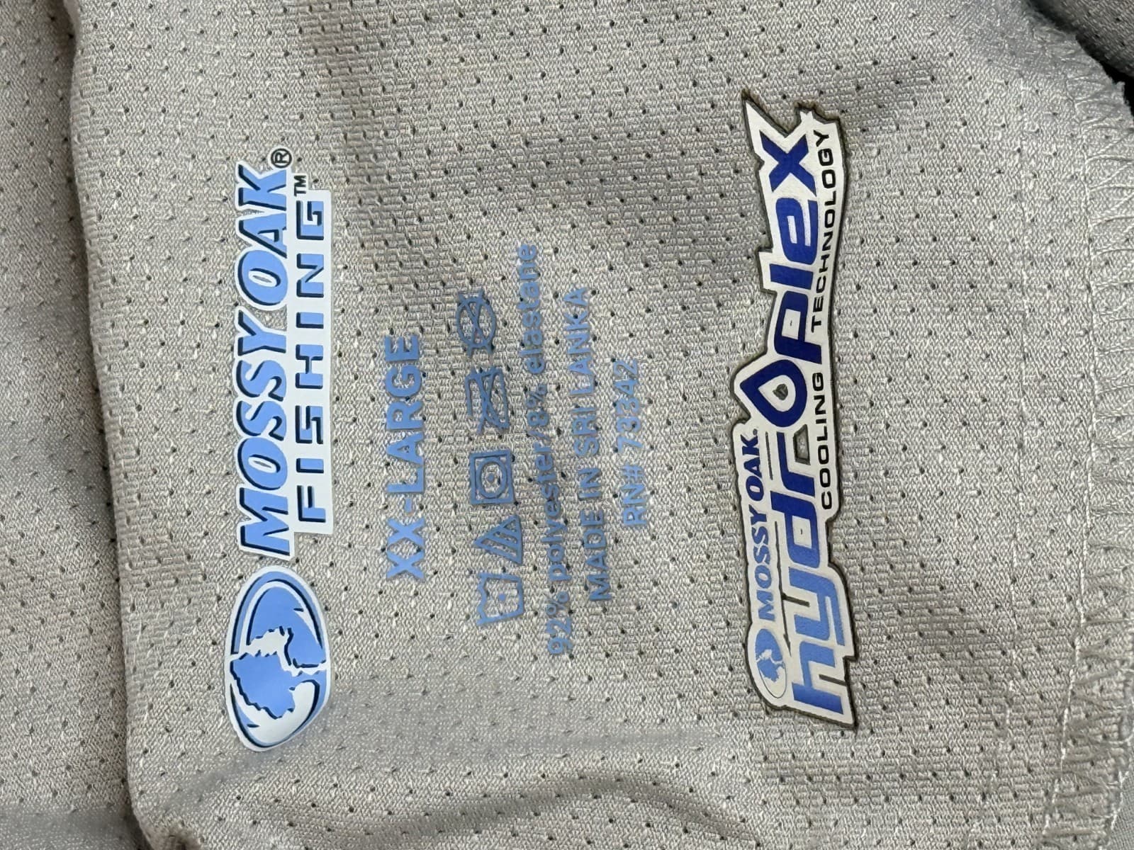 Mossy Oak Hydroplex Men’s Athletic Fishing Shorts Size XL Slate Outdoor Summer - Thumbnail 8