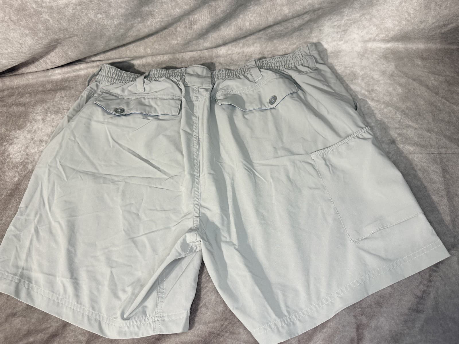 Mossy Oak Hydroplex Men’s Athletic Fishing Shorts Size XL Slate Outdoor Summer - Thumbnail 2