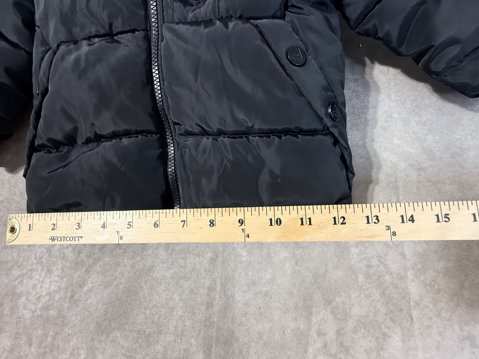 Toddler 3T Reebok Puff Jacket Fleece Lined with Hood Black - Thumbnail 8