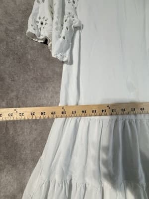 Raviva White Babydoll Dress Women’s Size M - Thumbnail 6