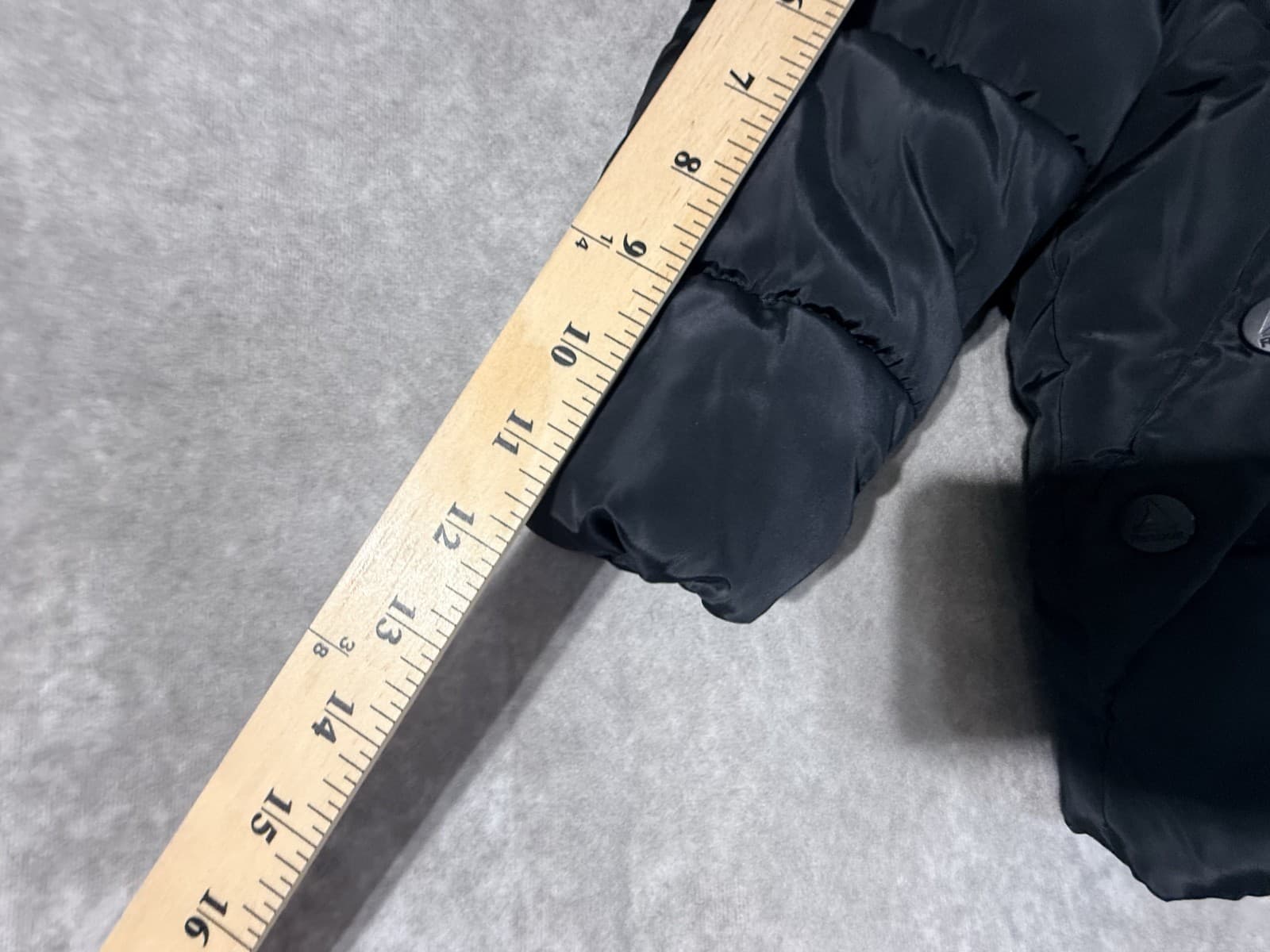 Toddler 3T Reebok Puff Jacket Fleece Lined with Hood Black - Thumbnail 10