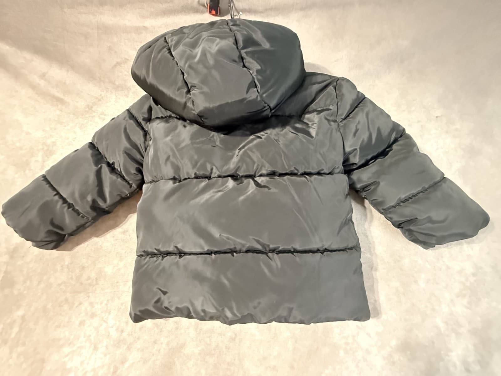 Toddler 3T Reebok Puff Jacket Fleece Lined with Hood Black - Thumbnail 7