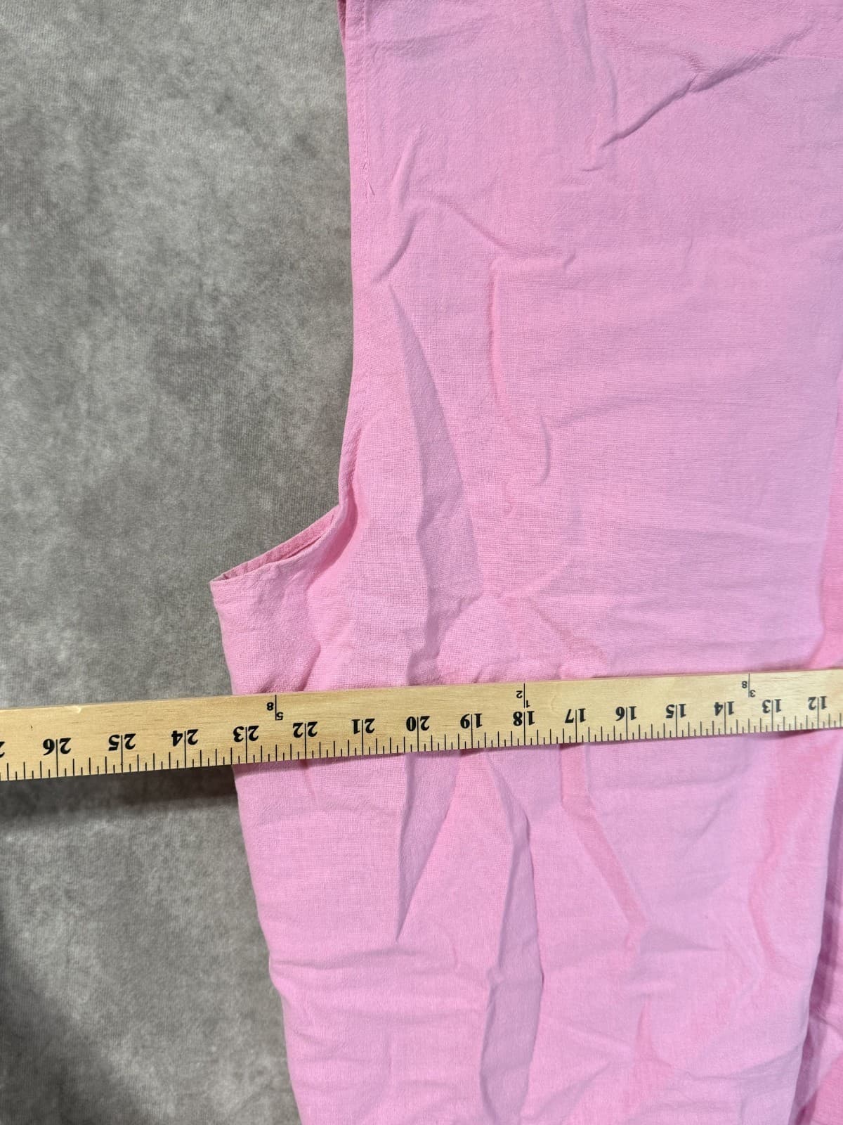 NW/oT Coofandy Pink Colored Sleeveless Tie front Men's Shirt XXL - Thumbnail 7