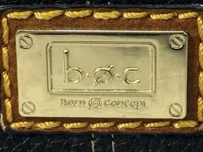Boc Leather Purse. Black And Brown Gold Hardware - Thumbnail 2