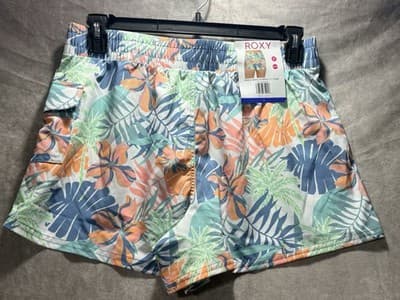 NWT Roxy Stretch Board Shorts Tropic Multi Color Size Large - Thumbnail 2