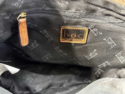 Boc Leather Purse. Black And Brown Gold Hardware - Thumbnail 6