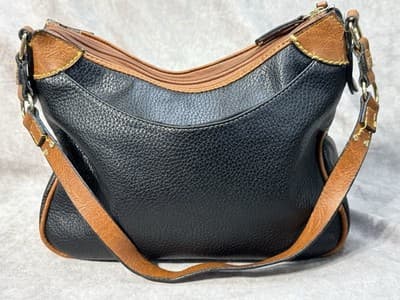 Boc Leather Purse. Black And Brown Gold Hardware - Thumbnail 5