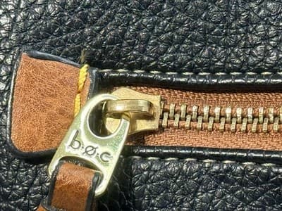Boc Leather Purse. Black And Brown Gold Hardware - Thumbnail 3