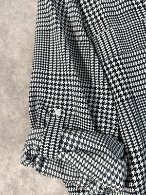 Calvin Klein Women’s Blouse Black And White Checkered Size 3XL - Thumbnail 3