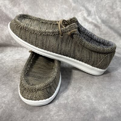 Whitin Men’s Casual Slip-on Shoes Size 10.5 (EU 44) Brown And Gray - Thumbnail 3