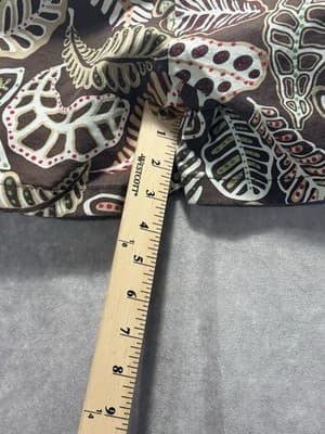 Tommy Hilfiger Brown Leaf Pattern Women’s Shorts Size 6 - Thumbnail 7