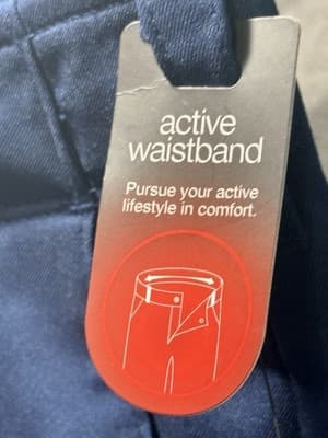 Pro Tour Men’s Shorts Size 44 Navy Gold Performance Stretch UPF 50 Moisture Wick - Thumbnail 3