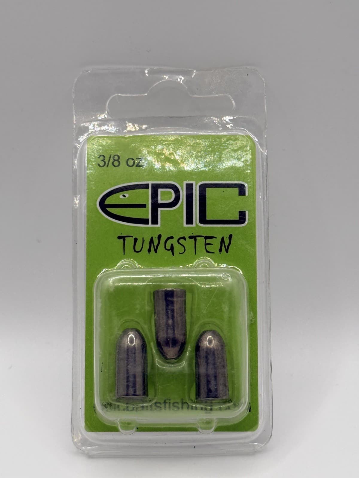 Epic Tungsten Weights Worm Silver Various Sizes - Thumbnail 3