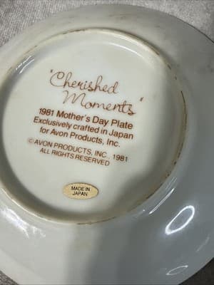 Vintage Set Of 7 Special Memories Plates Mothers Day 80s - Thumbnail 12